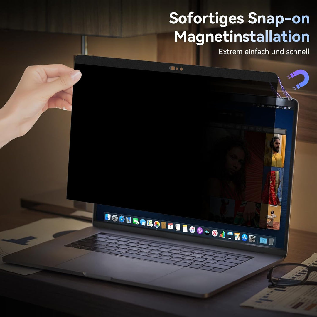 Magnetischer Blickschutzfilter Kompatibel Mit Apple MacBook Pro 13 Zoll (2016-2022,M1,M2)&MacBook Ai
