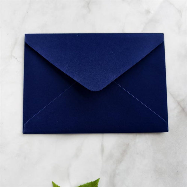 MillaSaw Blauer Samt-Umschlag, weicher Umschlag für Einladungen und Dankeskarten, 13,5 x 19,5 cm, 20