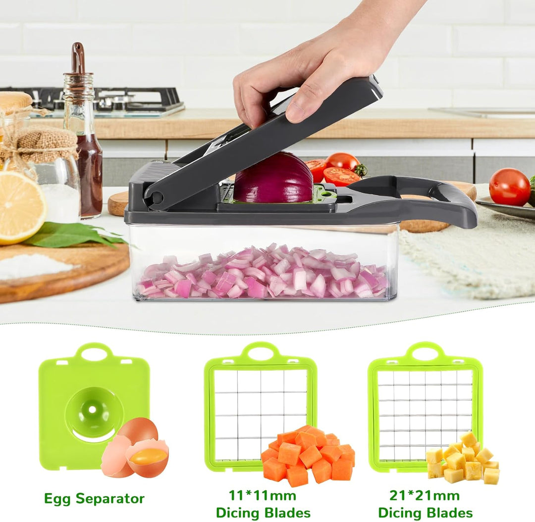 Gemüseschneider, Mandoline Gemüsehobel, 16 In 1 Mehrzweck Gemüse Schneider, Vegetable Chopper, Karto