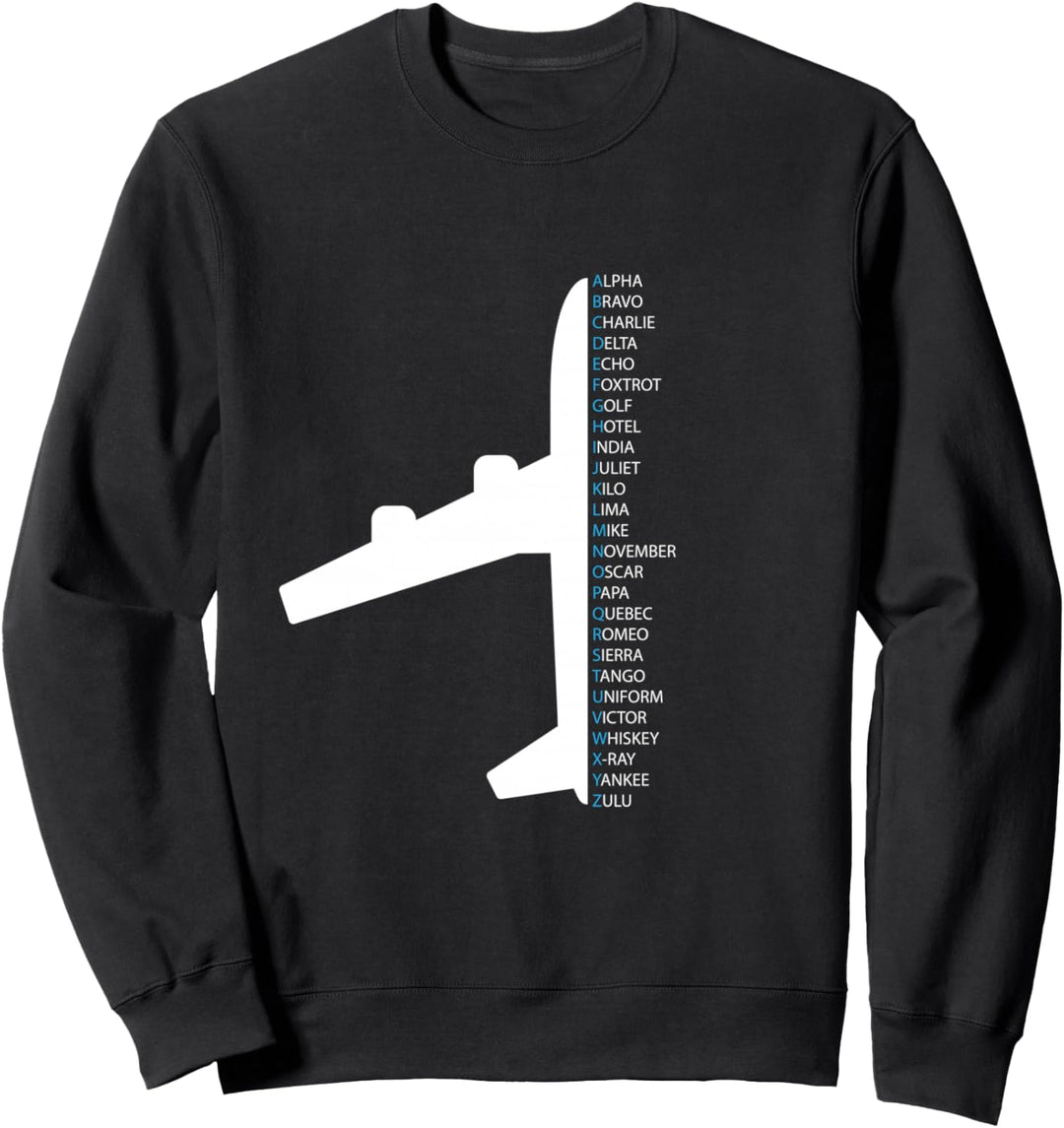 Nato Alphabet Design für Fluglotse - Pilotenausbildung Sweatshirt