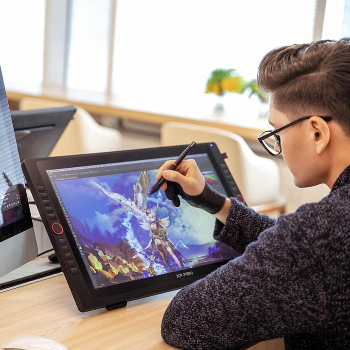 XP-PEN Artist 22R Pro Grafiktablett Kreativ-Stift-Display(1920 x 1080) mit 20 Schnelltasten Gratisso
