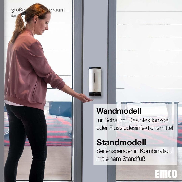 EMCO SYSTEM2 Desinfektionsspender zur Stand- oder Wandmontage, sensorgesteuerter Desinfektionsmittel
