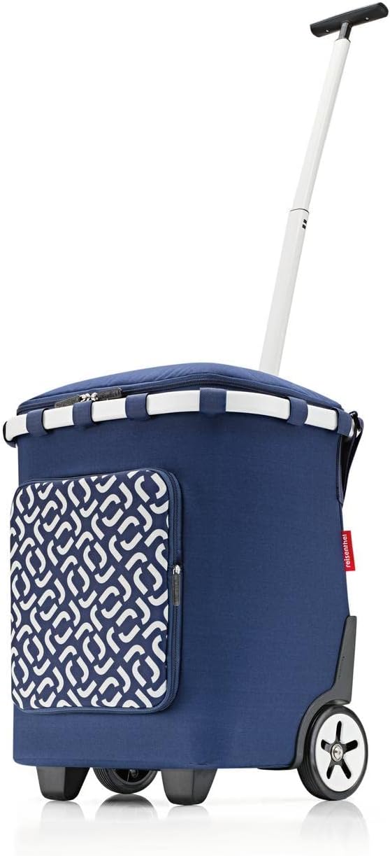 Reisenthel Carrycruiser Plus Einkaufstrolley Signature Navy blau Polyestergewebe, Aluminiumrahmen, w