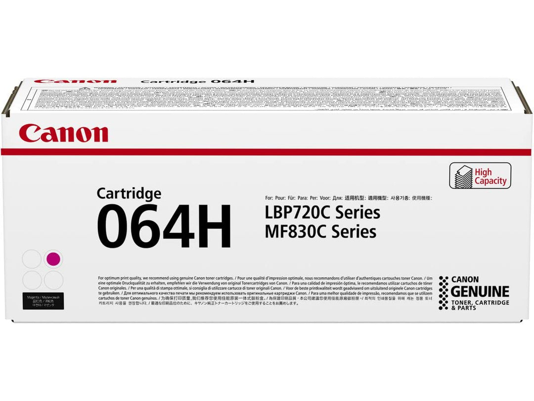 Canon 064h Cartuccia Toner 1 Pz Originale Nero (cartridge 064 H Bk - Clbp Cartridge)
