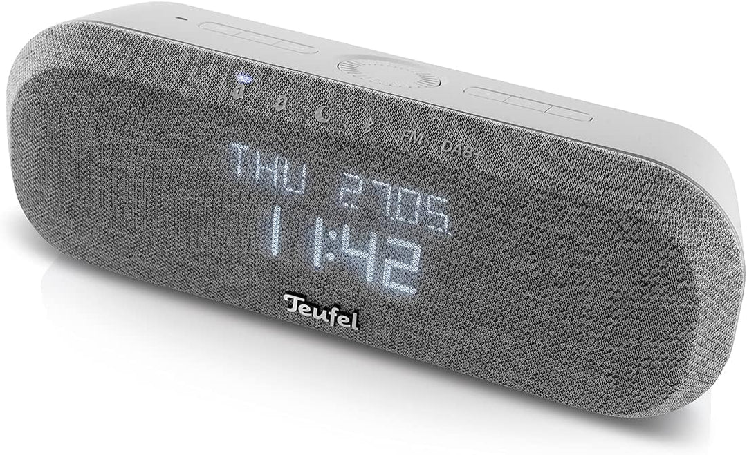 Teufel Radio ONE HiFi-Wecker - Bluetooth Lautsprecher mit DAB+/FM-Radio, Weck-Funktionen, Sleeptimer