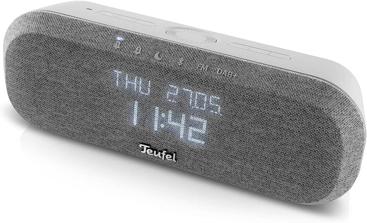 Teufel Radio ONE HiFi-Wecker - Bluetooth Lautsprecher mit DAB+/FM-Radio, Weck-Funktionen, Sleeptimer