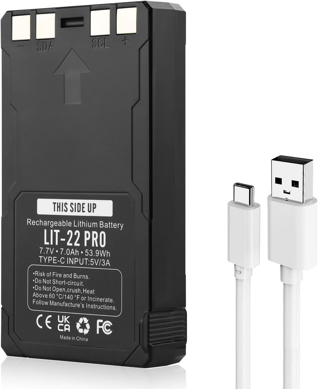 ANTIEE 7000mAh LIT-22 Pro Ersatz für Lithium-Akku Spy-Point LIT-22 Pro | kompatibel mit SPY-Point Tr