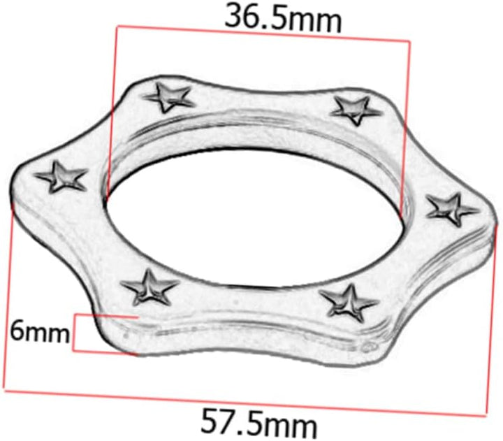 TOYANDONA 5 Stück Rutschfeste Kunststoff Anti Roller Mikrofonringe 35mm ø Für Handmikrofone Stossdäm