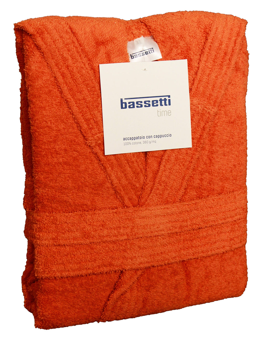 Bassetti Unisex Bademantel Bademantel XL Arancio - 1920, XL Arancio - 1920