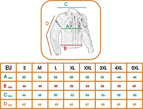 Motorradjacke CE Protektoren Sport Textil Motorrad Thermofutter Weiss L