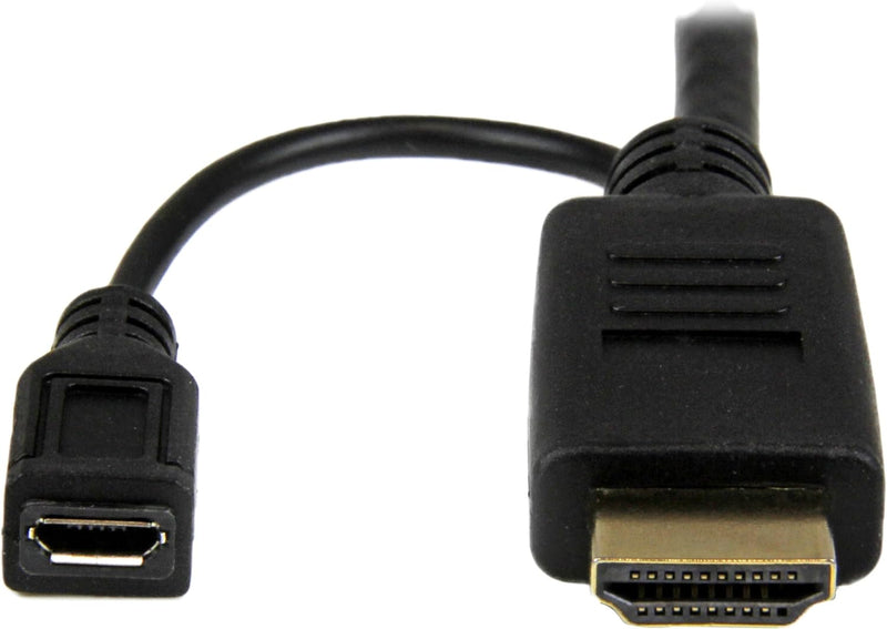 StarTech.com 90cm aktives HDMI auf VGA Konverter Kabel - HDMI zu VGA Adapter 0,9m - Schwarz - 1920x1