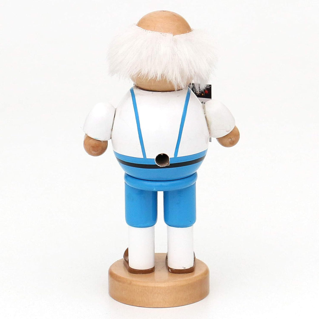 Dekohelden24 Holz Räucherfigur Opa, ca. 9 x 7 x 16,5 cm, inkl. 1 Packung Oma's Weihnachtsduft Räuche