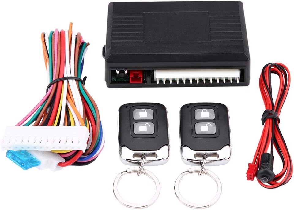 KIMISS Universal Autotürschloss Keyless Entry System, Kofferraumfreigabe Auto Keyless Entry System T