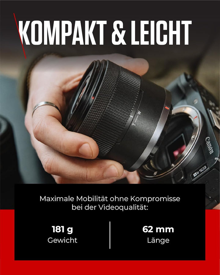 Canon Objektiv RF-S 14-30mm F4-6.3 is STM PZ – Ultraweitwinkel-Zoomobjektiv mit 5-Stufen-Bildstabili