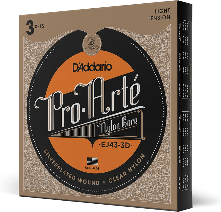 D'Addario Gitarrensaiten Konzertgitarre | Gitarrensaiten Akustikgitarre | Gitarrensaiten Nylon | Git