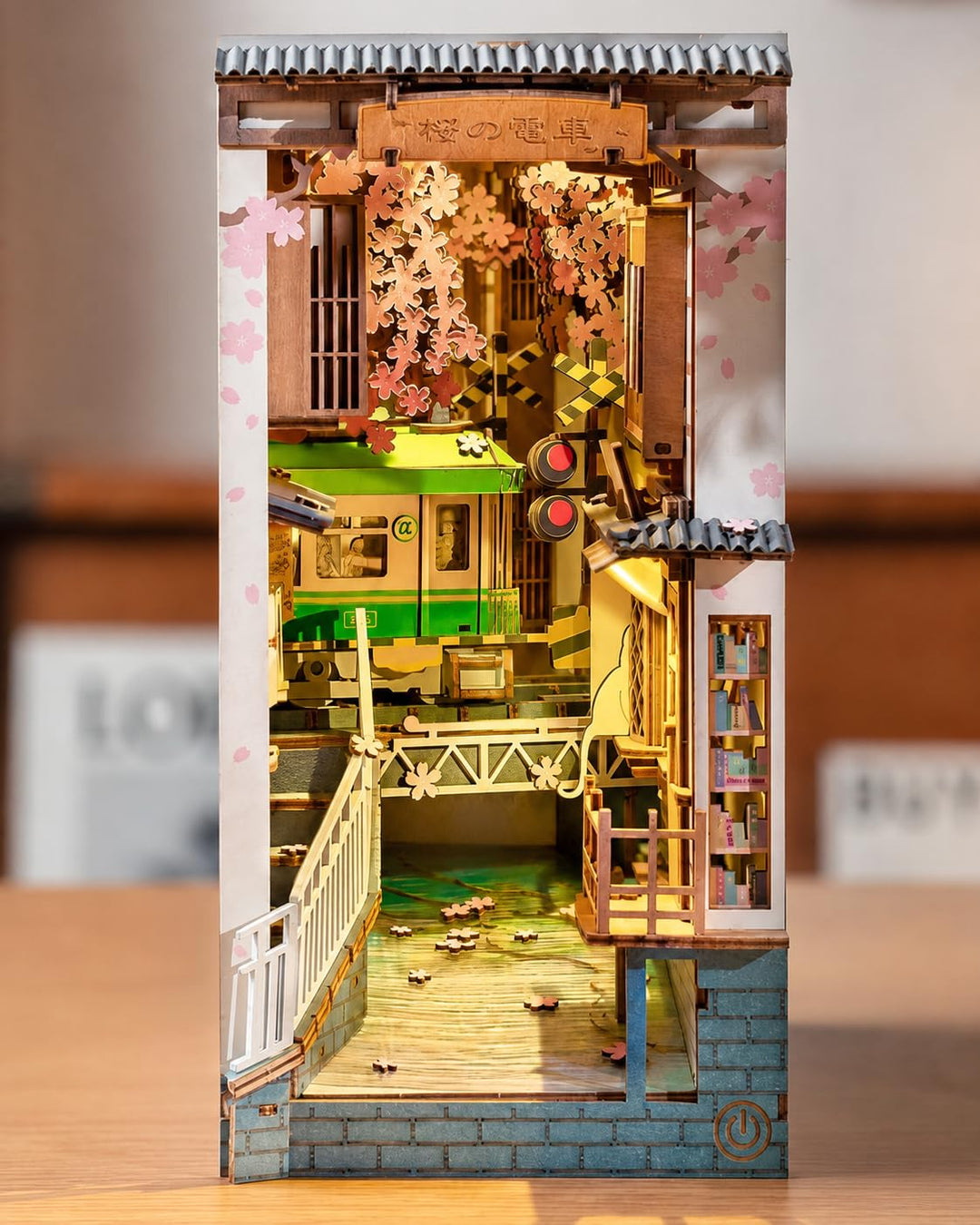 Rolife Book Nook Kits 3D Puzzles Holz Holzpuzzle Erwachsene DIY Bücherecke Holzmodelle Bausätze für