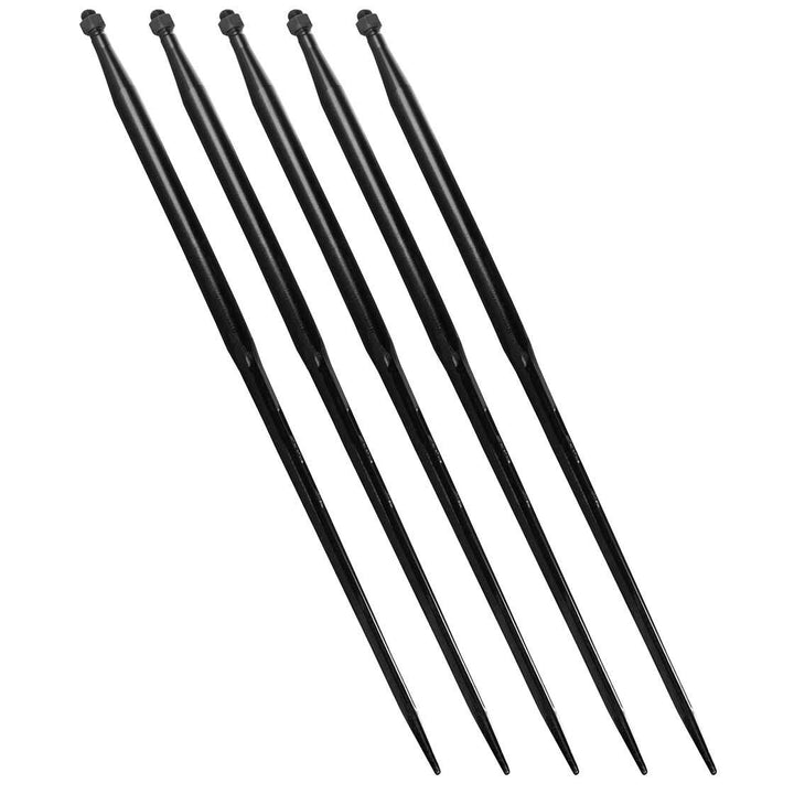 Frontladerzinken | 800 mm | M22 Gewinde | 5 Stück | Grossballenzinken | Zinken | Frontladerspiess |
