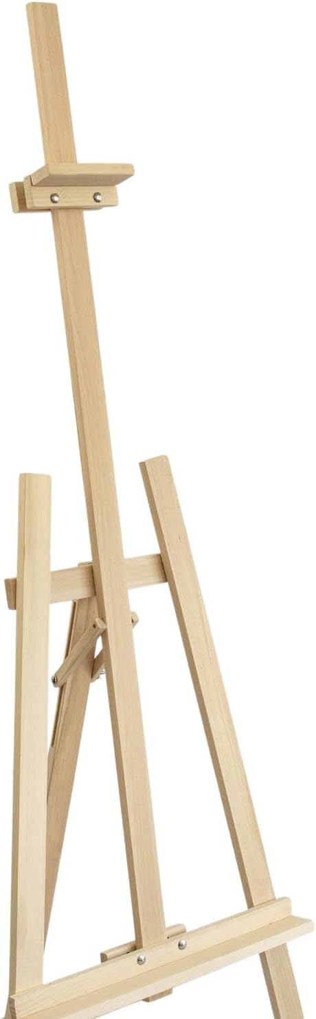 Malstaffelei aus Buchenholz 175cm Dreibein Staffelei für Erwachsene, Kinder und Professionelle Künst