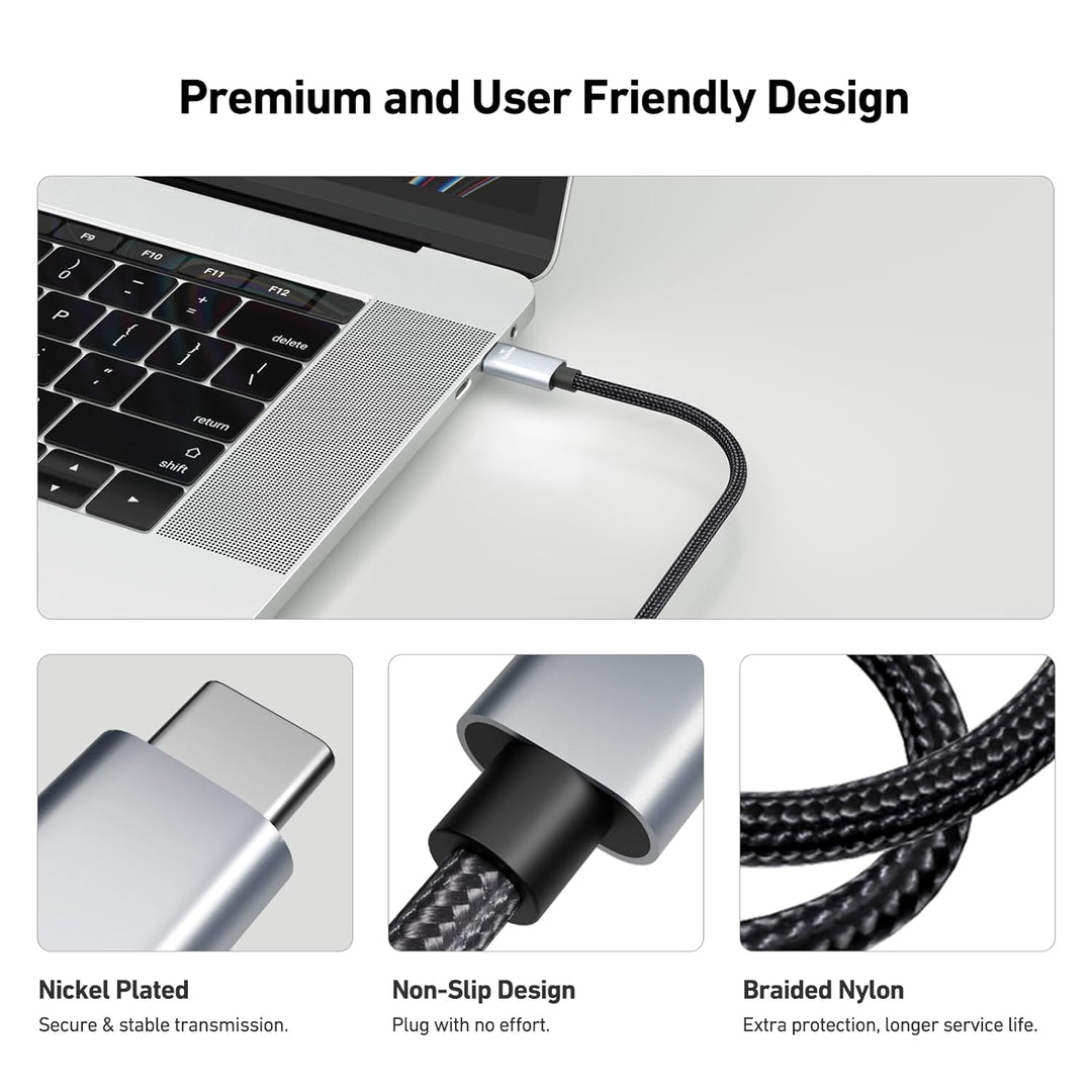 BENFEI USB C auf HDMI Kabel 1,8m(4K@60Hz, 2k@144Hz), 5 Stück USB Typ C auf HDMI [kompatibel Thunderb