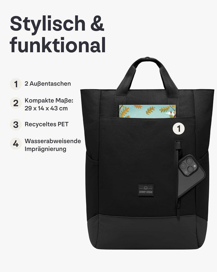 Johnny Urban Wickelrucksack & Wickeltasche für Kinderwagen - Blair - Kinderwagentasche mit vielen Fä