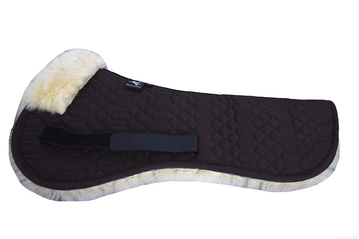Engel Reitsport Lammfell Sattelkissen SAKIS1 mit Fellrand vorne mocca-med. L, mocca-med. L