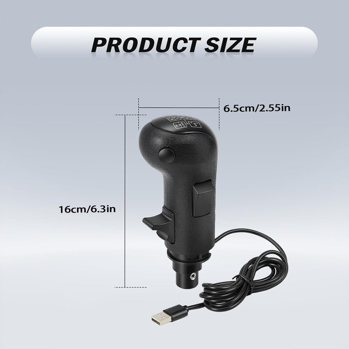 PC USB Gear Simulator Schaltknauf für Logi-tech G923 G29 G27 G25 TH8A