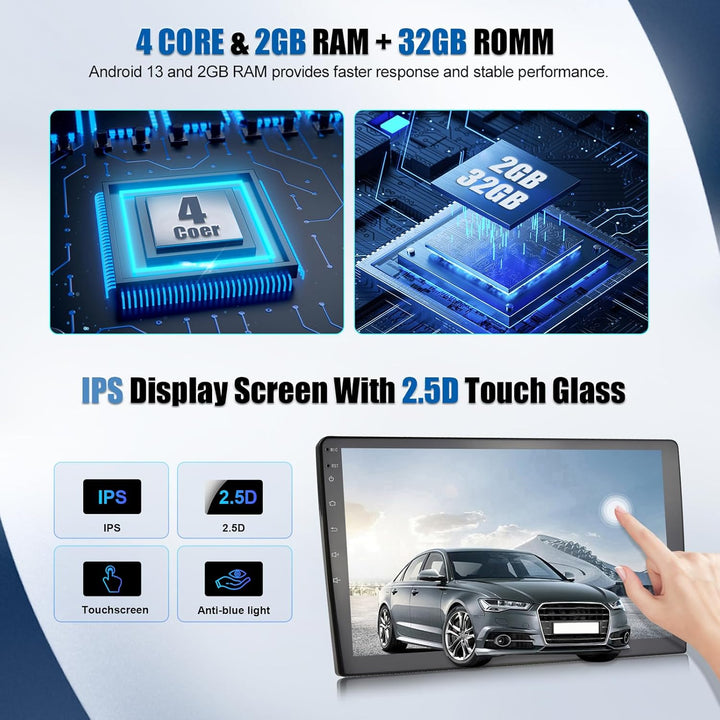 SIXWIN 2+32G mit DVR Android 13 Autoradio für VW Passat B6 B7 Magotan CC mit Carplay/Android Auto/Mi
