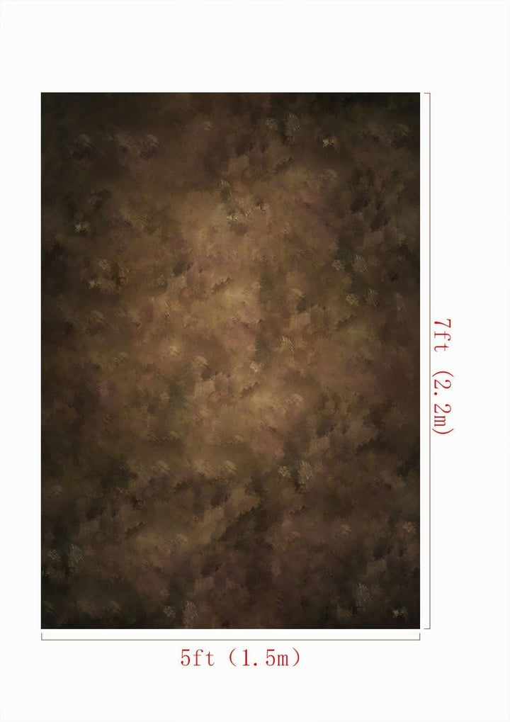Kate 1.5 * 2.2m Mikrofaser Brauner Hintergrund Retro Hintergrund Abstrakt Fotozelle für Neugeborene