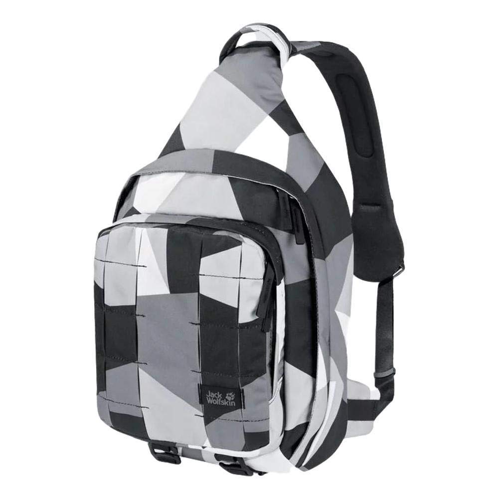 Jack Wolfskin Unisex Trt 10 Rucksack Einheitsgrösse Grey Geo Block, Einheitsgrösse Grey Geo Block