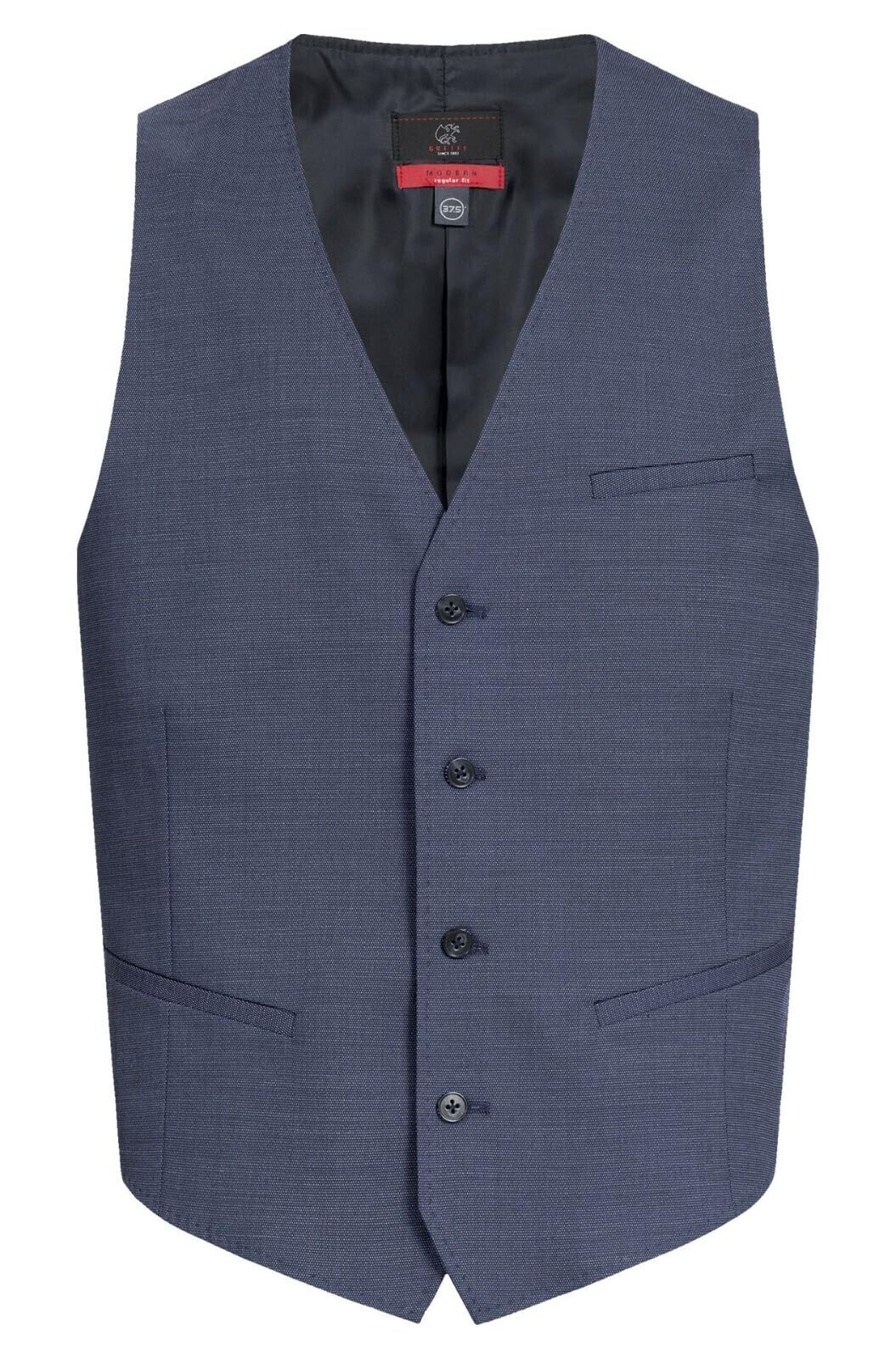 Modern WITH 37.5 Herren Weste Regular, Marine PINPOINT