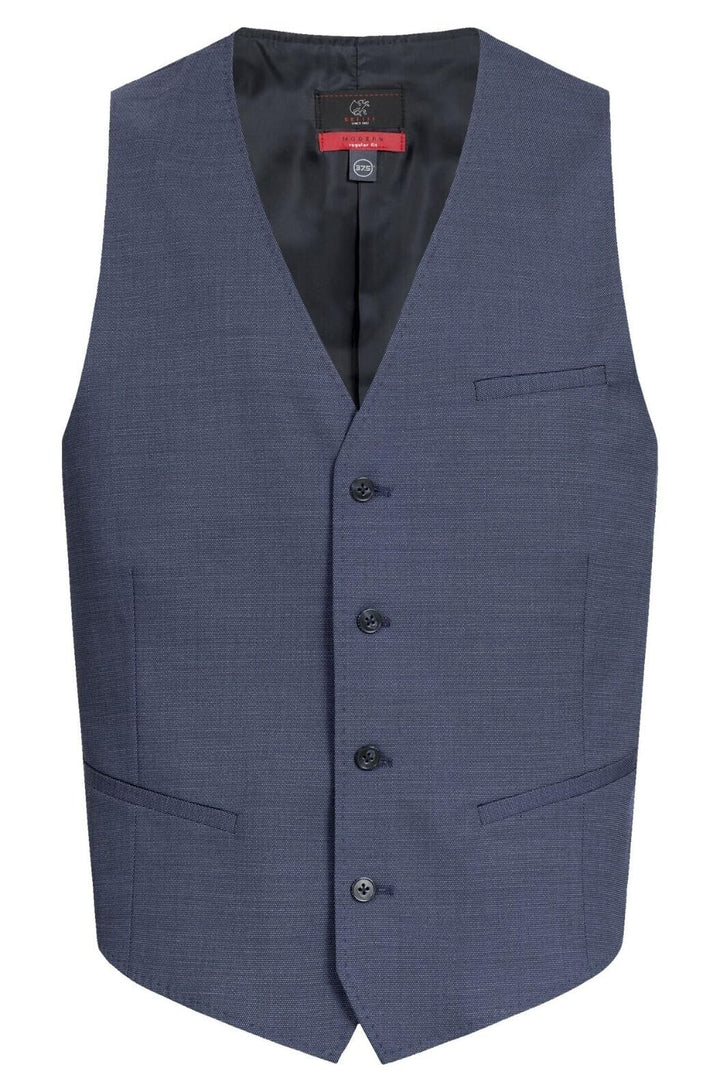 Modern WITH 37.5 Herren Weste Regular, Marine PINPOINT