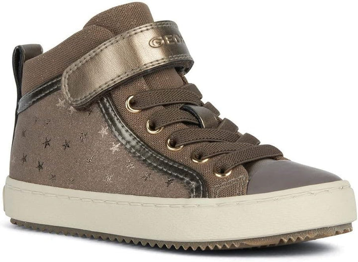 Geox Mädchen J Kalispera Girl I Sneakers 24 EU Smoke Grey, 24 EU Smoke Grey