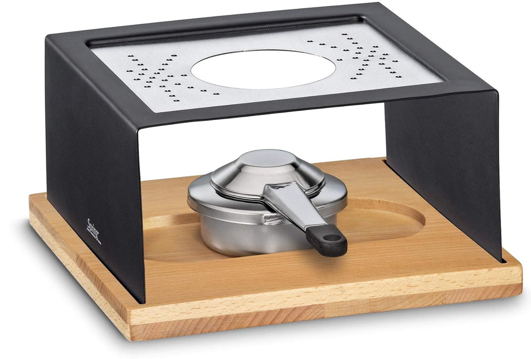 Spring Fondue Rechaud, Holz