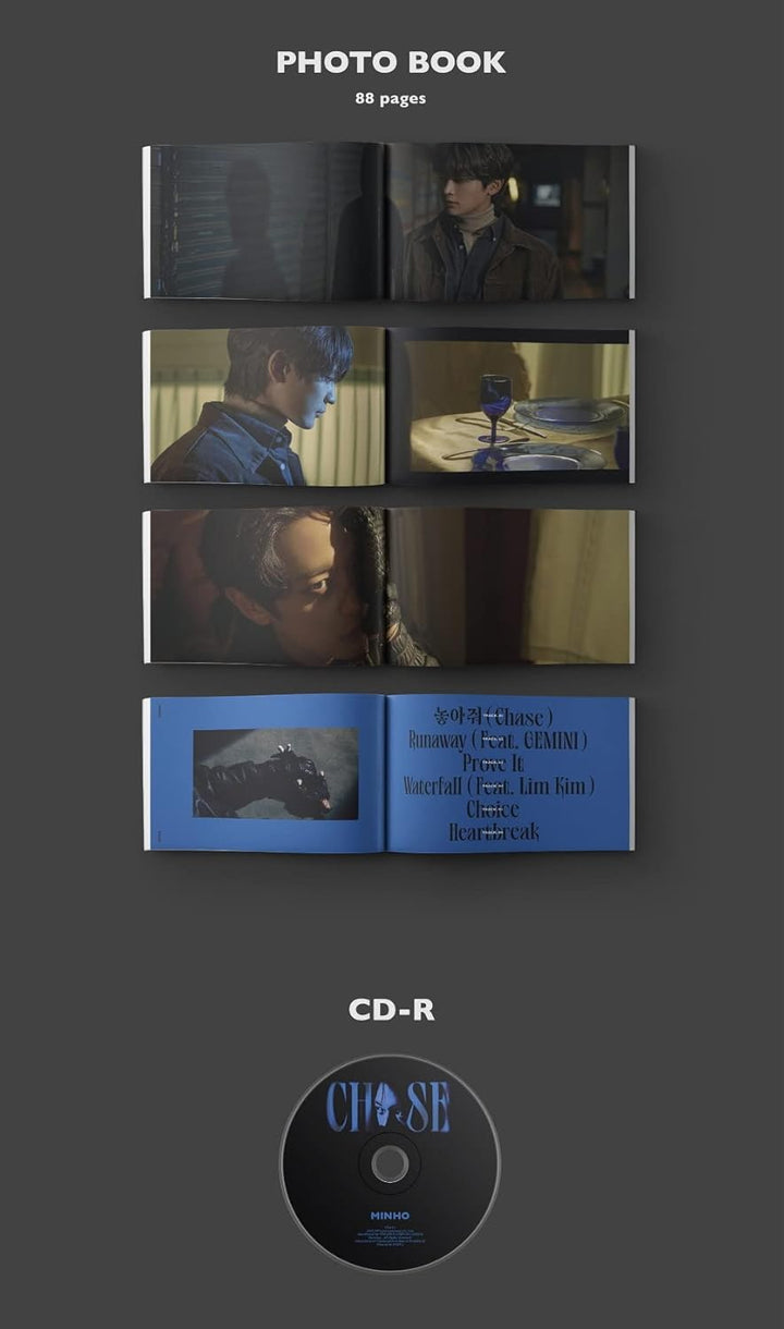 MINHO SHINee - CHASE [Beginning Ver.] Album+Folded Poster