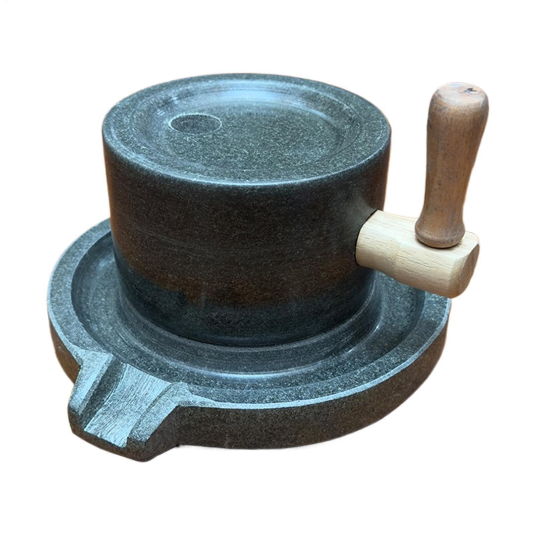 Steinmühle – Manuelle Getreidemühle Stein | Einstellbare manuelle Pfeffermühle für Kaffee, Mehl, Pfe
