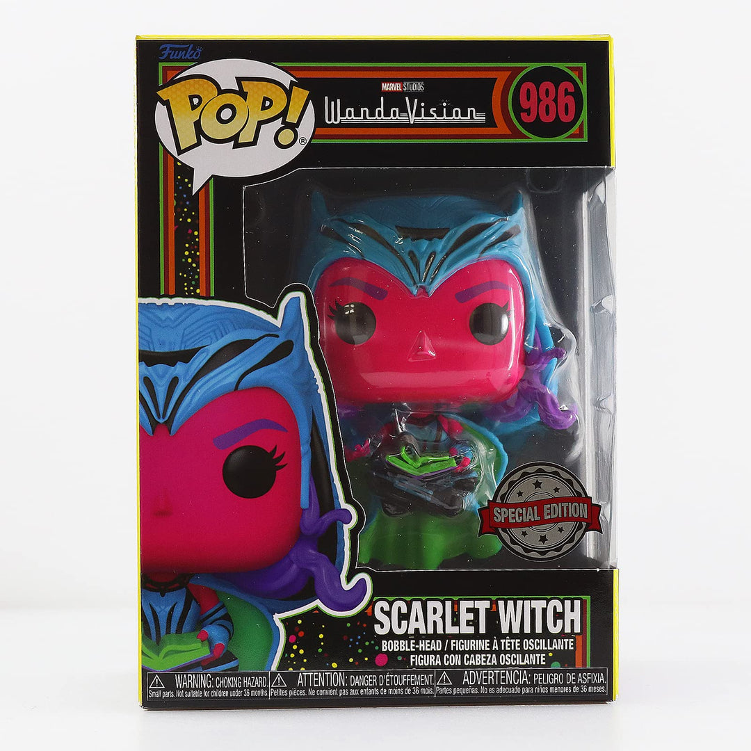 Funko Pop! Marvel: Wanda Vision - Scarlet Witch - (Blacklight) - WandaVision - Vinyl-Sammelfigur - G