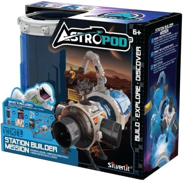 SILVERLIT - Astropod - Der Raumstationsverbinder - Thema Universum und Raum - Konstruktion und Erfah