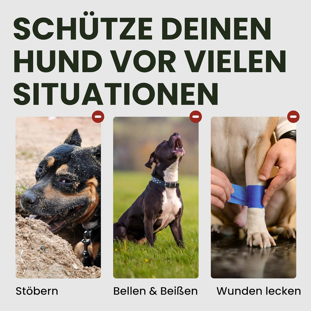 BRONZEDOG Draht-Hundemaulkorb Deutscher Schäferhund für mittelgrosse grosse Hunde Verstellbarer lang