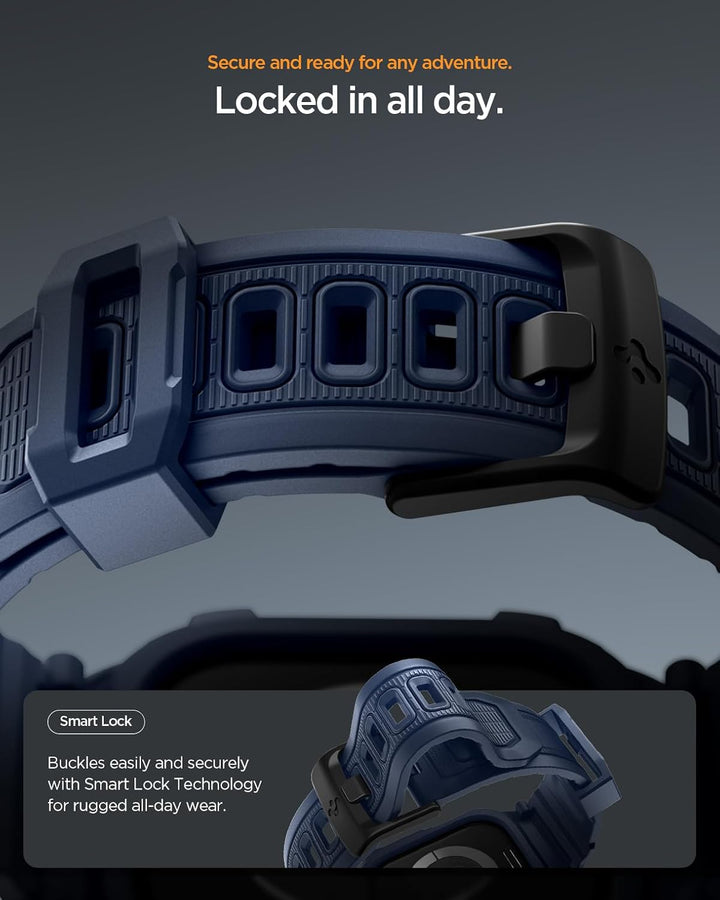 Spigen Rugged Armor Pro 2 Hülle mit Armband Kompatibel mit Apple Watch 11/10 42mm (2025/2024) - Mari