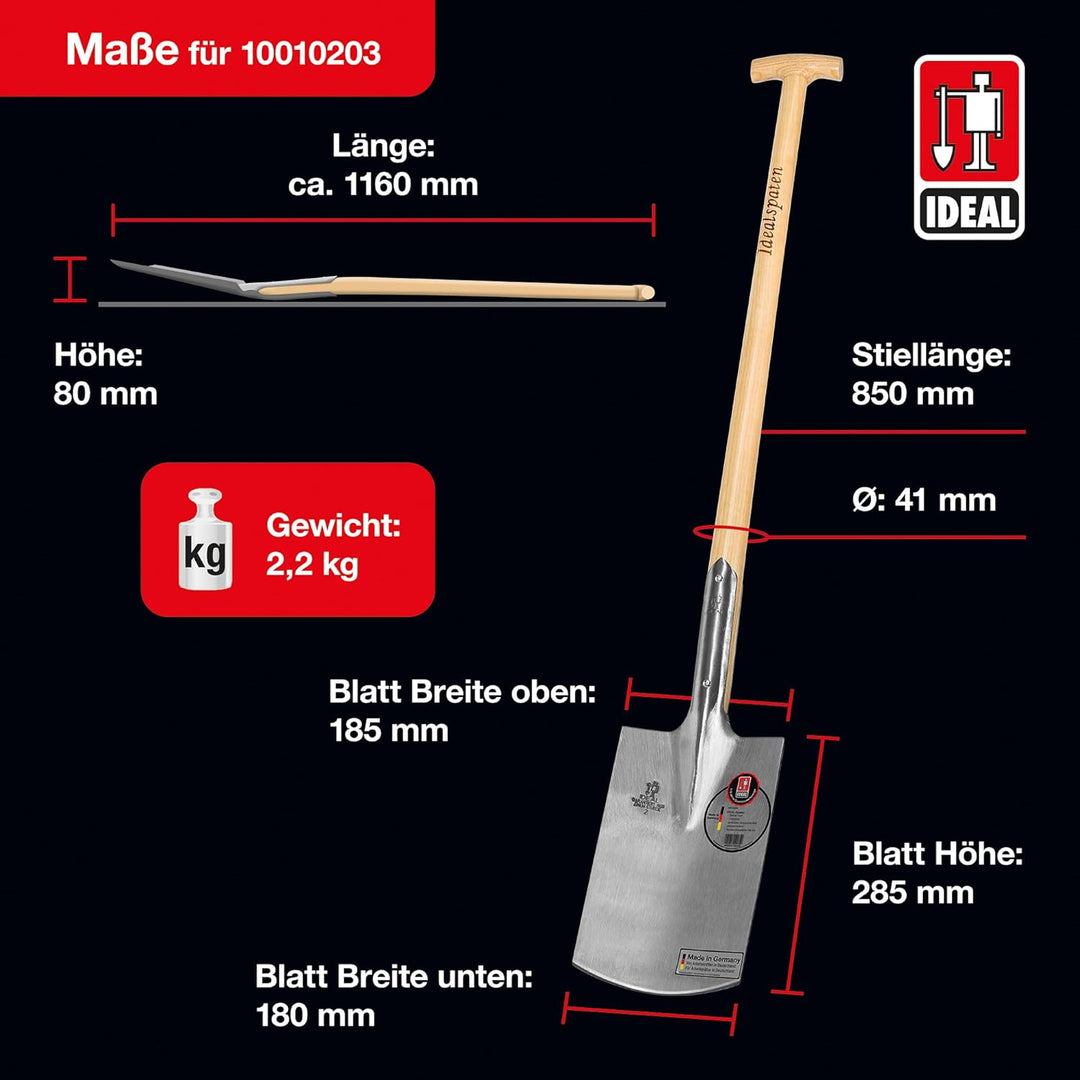 IDEAL Gärtnerspaten Gr.2
