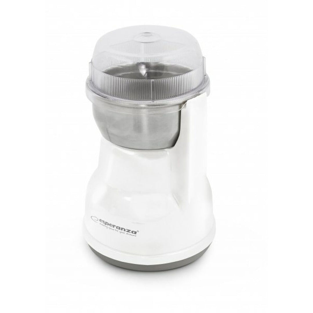 Kaffeemühle Lungo Weiss 10,5 x 10,5 x 17 Weiss, 10,5 x 10,5 x 17 Weiss