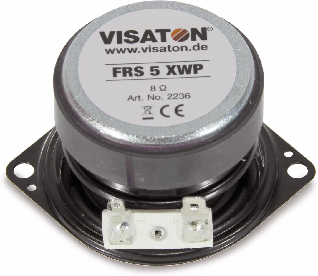 Visaton FRS 5 XWP - 8 Ohm 2 Zoll 5 cm Breitbänder 5 W 8 Ω Schwarz