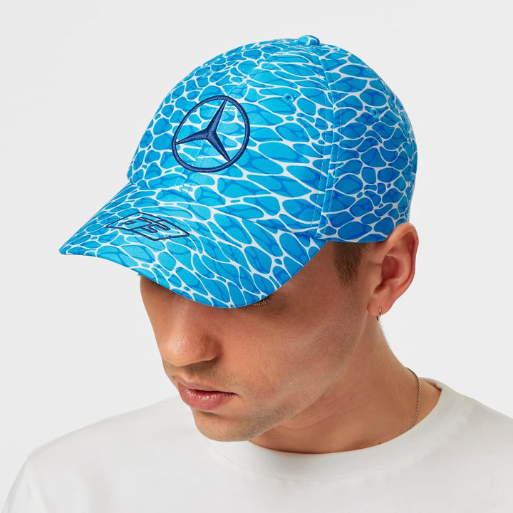 Mercedes AMG Petronas Formel 1 Team – George Russell Special Edition No Diving Hat – Blau – Einheits