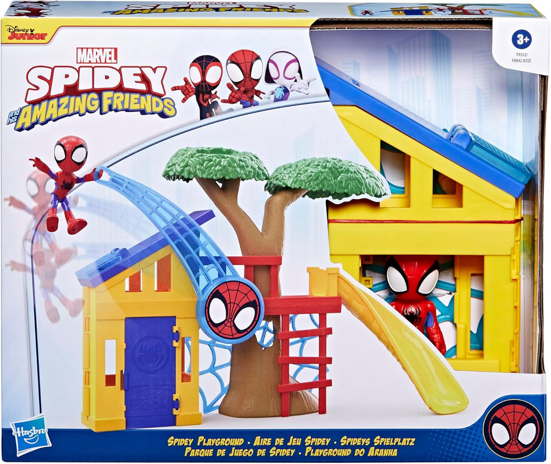 HASBRO Marvel Spidey und Seine Super-Freunde Spideys Spielplatz Spielset mit Spidey Action-Figur, Sp