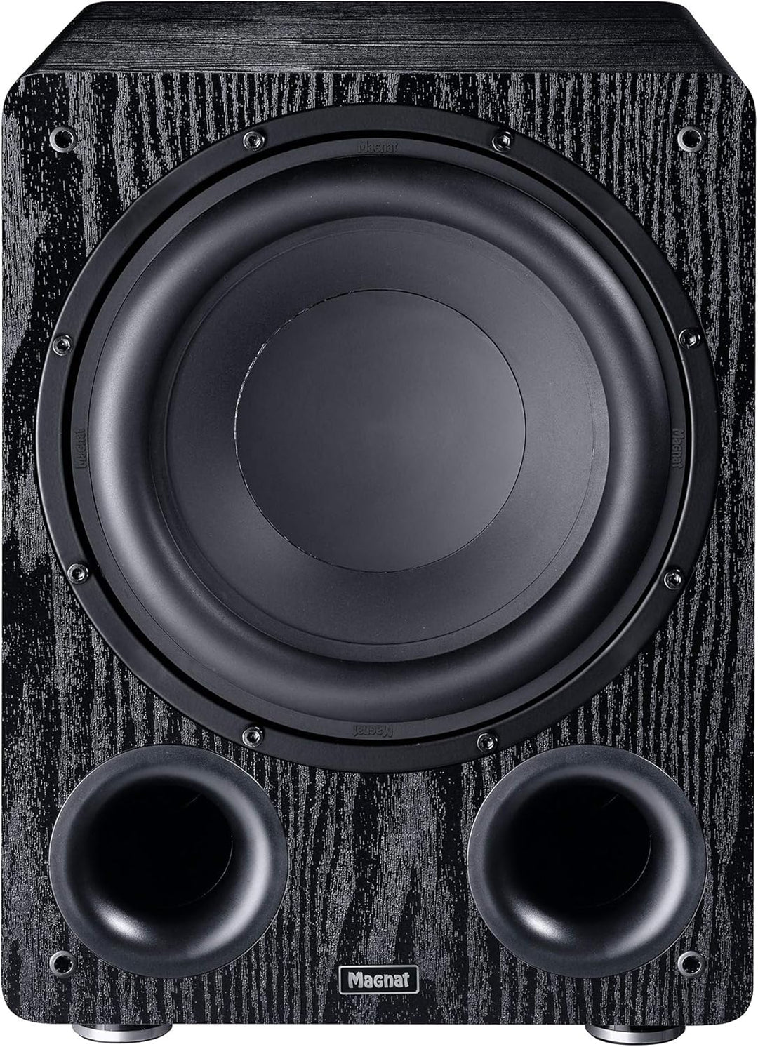 Magnat Alpha RS 12, Aktivsubwoofer mit 300 mm grosser Membran und bis zu 240 Watt Leistung Schwarz,