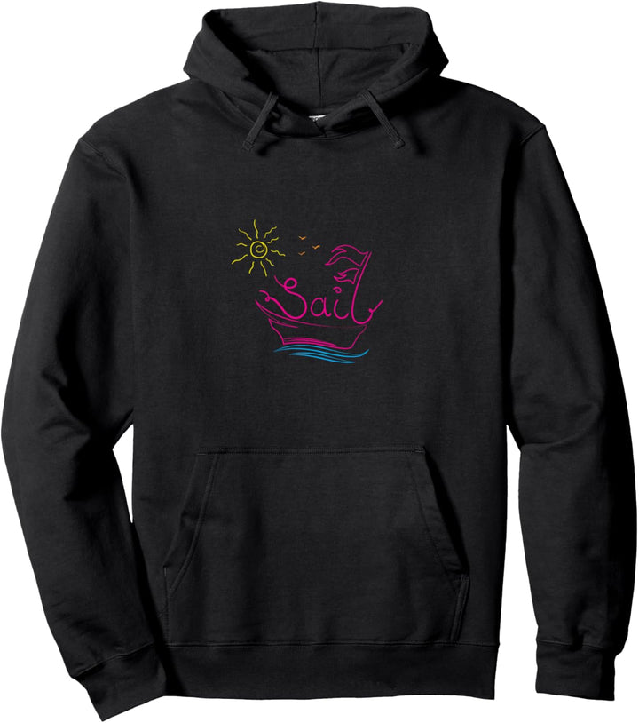 Segeln bei Sonnenschein - Segler, Skipper, Segelboot Pullover Hoodie