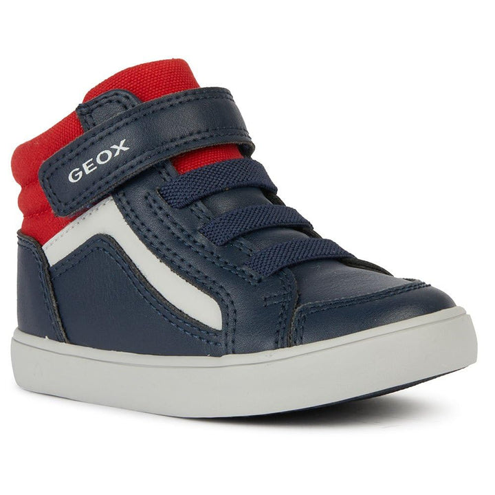 Geox Jungen B Gisli Boy D Sneaker 21 EU Navy Red, 21 EU Navy Red
