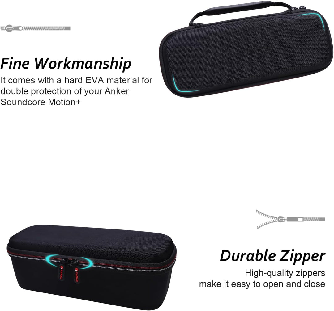 XANAD Tasche für Lautsprecher, kompatibel für Soundcore Motion+ Bluetooth Lautsprecher
