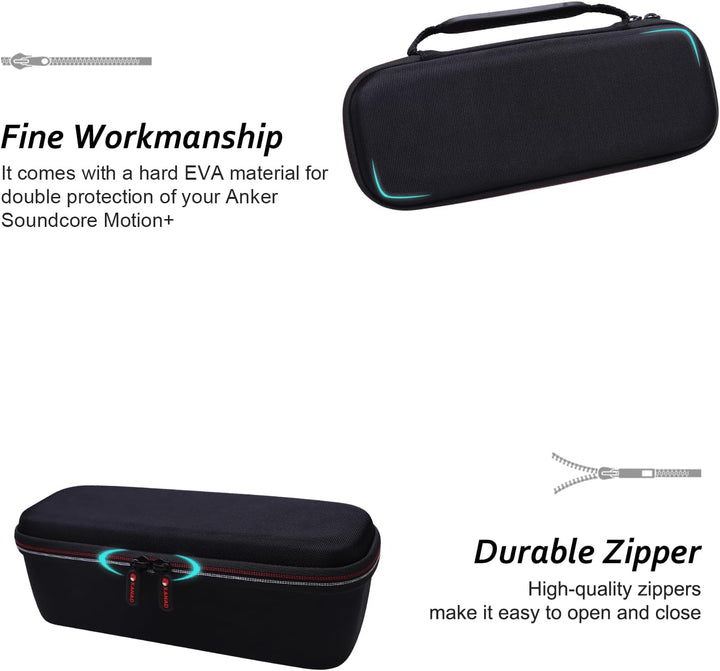 XANAD Tasche für Lautsprecher, kompatibel für Soundcore Motion+ Bluetooth Lautsprecher