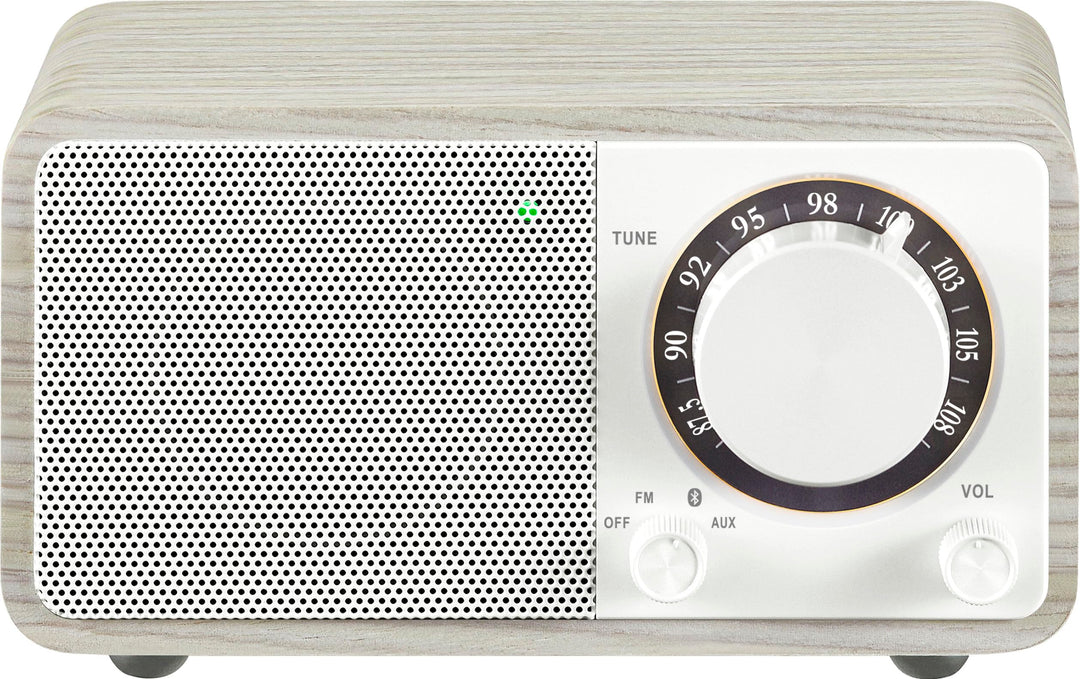 SANGEAN WR-7 Plus (2. Generation) – Kompaktes Retro Radio mit Bluetooth Lautsprecher, FM-Empfang, in